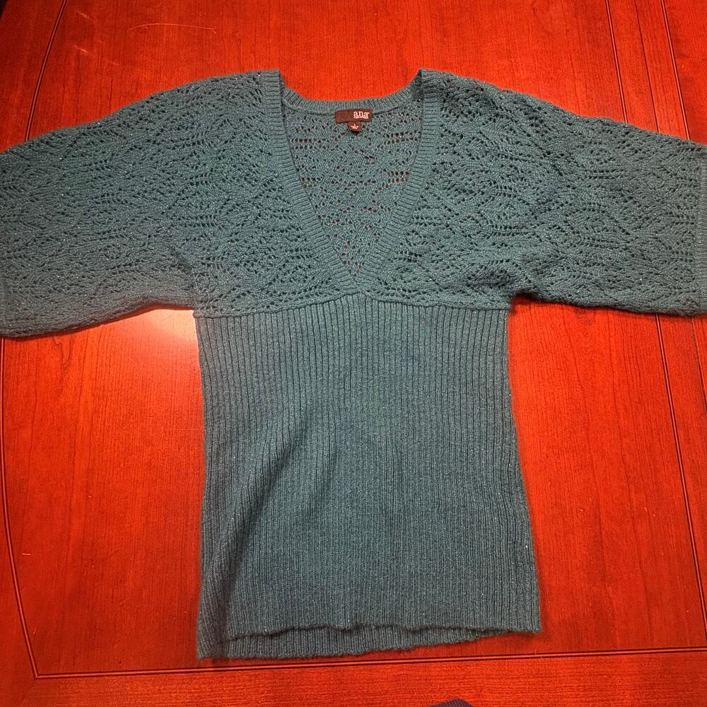 a.n.a Blue Sweater Size Large